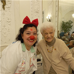 Clownterapia per gli ospiti del Bobolino