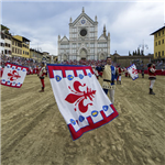 Servizio per la finale del Calcio Storico