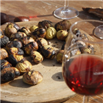 Castagne e vino novello al Bobolino